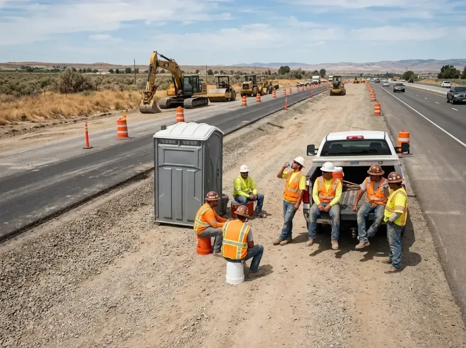 highway-road-construction-crew-007 — frequently asked questions, Porta Potty and Restroom Rentals in North Conway, NH
